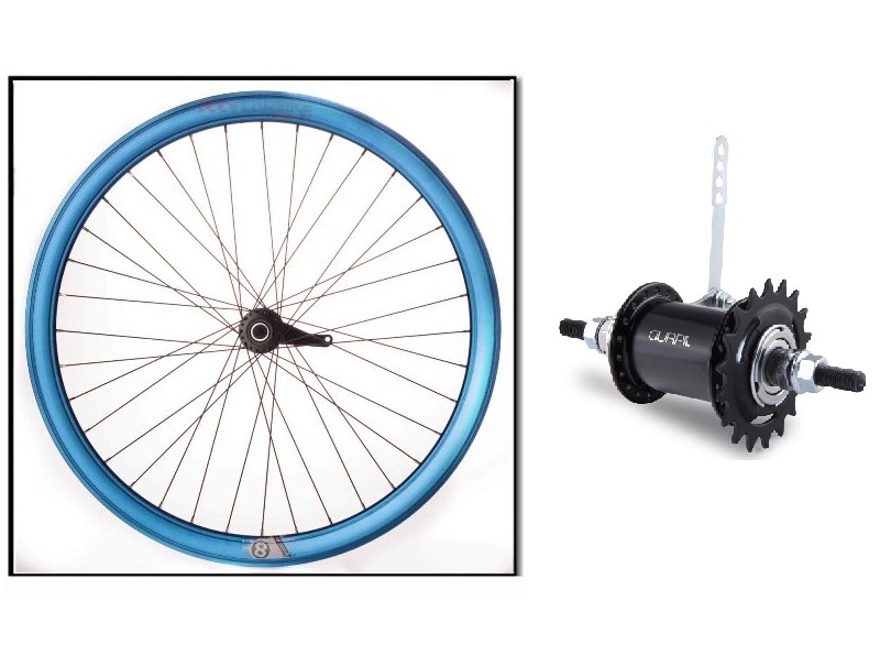 Leva Freno Anteriore Rossa Per Bici Fixie O BMX - Per Freni A V, A Sbalzo O Pinza